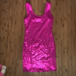 Shiny Pink Forever 21 Dress